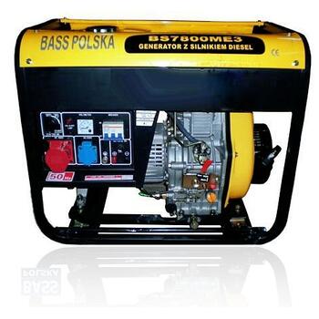 Генератор дизельный BASSLDE-7800WME3/APS-995 (220/380V) (7,1кВт) (4-х тактный)