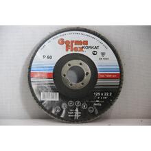 Круг лепестковый тарельчатый d125/22,2 Р60 (выгнутый) (корунд)