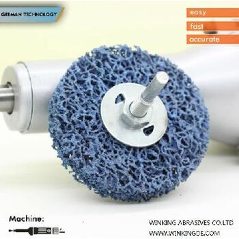 Нейлоновый шлифовальный диск GermaFlex N d75/14/6 в дрель (цирконий)