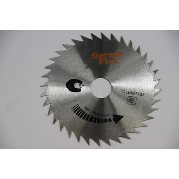 Диск пильный d125*36Т*22,2 без напайки GermaFlex