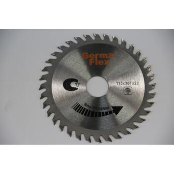 Диск пильный d115*36Т*22,2 с напайкой GermaFlex
