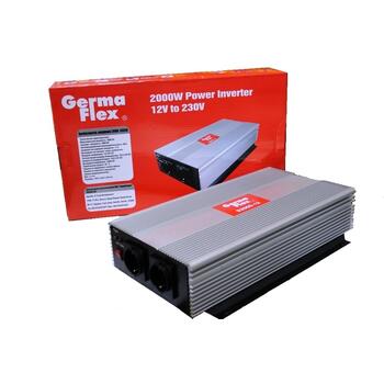 Преобразователь напряжения с USB DC12V/AC230V (220V-2000W/4000W) GERMAFLEX