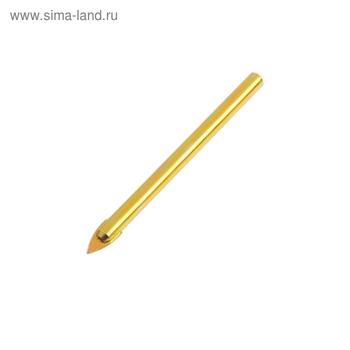 Коронка по стеклу и керамике d6мм (перьевая) ЛОМ желтое